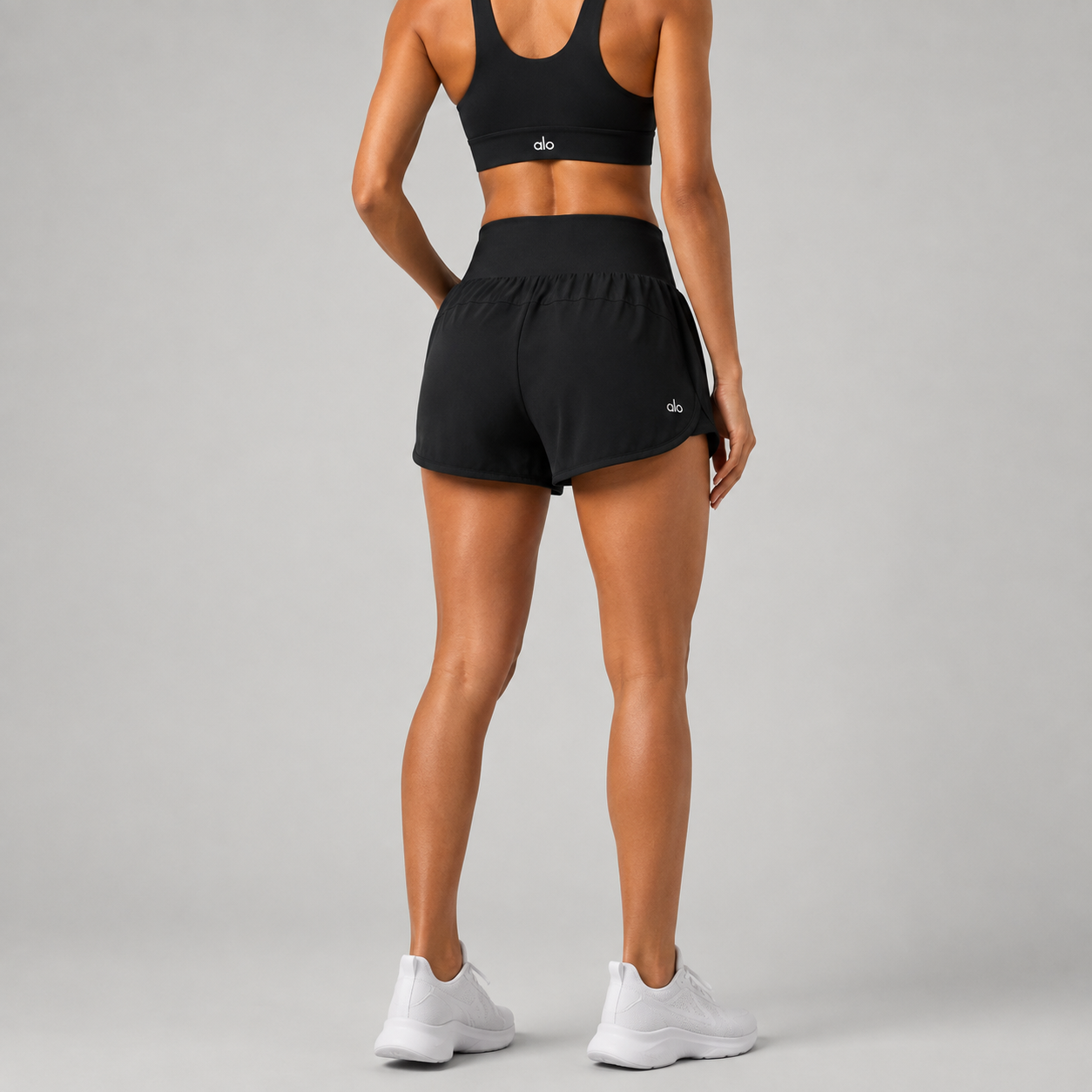 Flow Sports Bra & Running Shorts Set