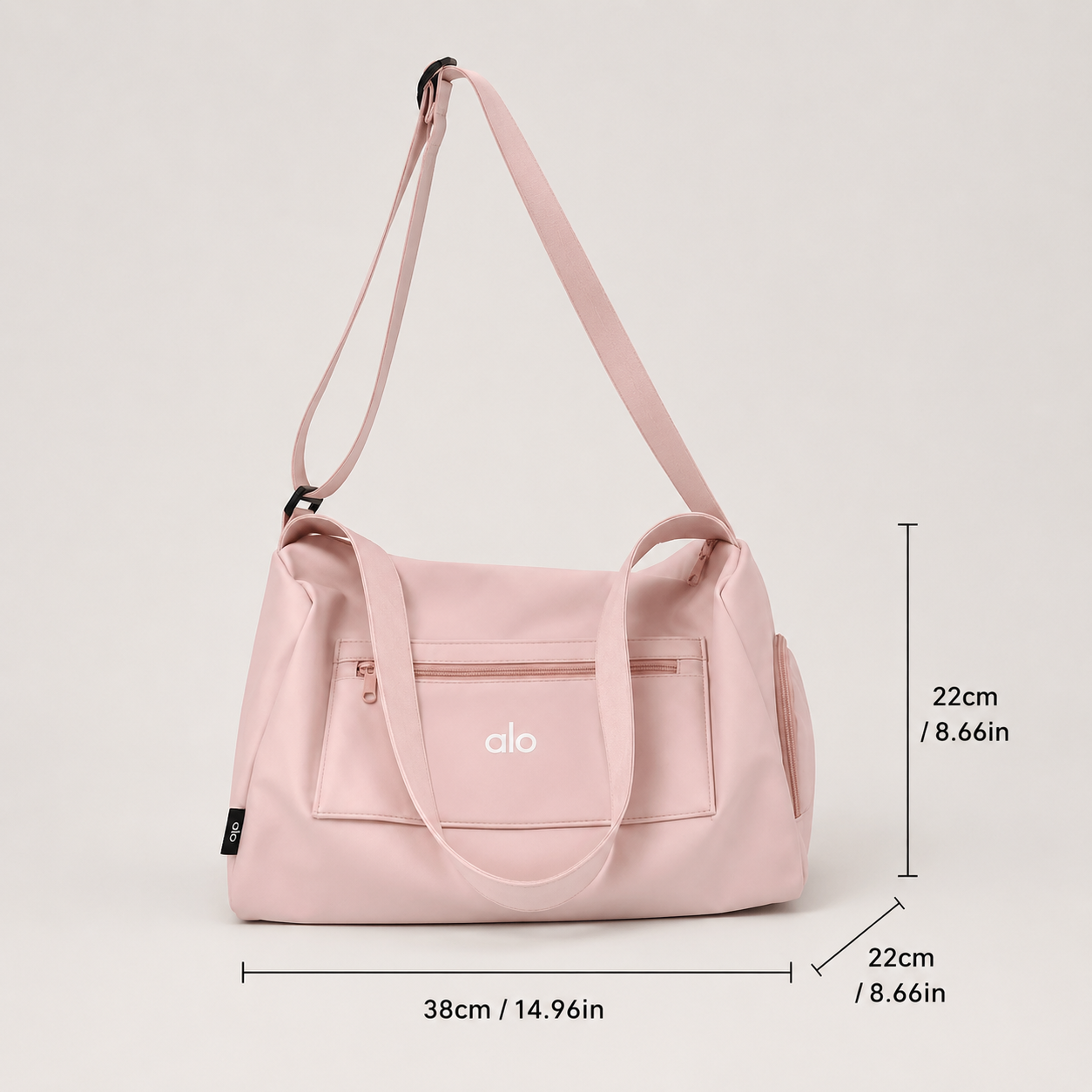 Blush Pink Active Gym Bag