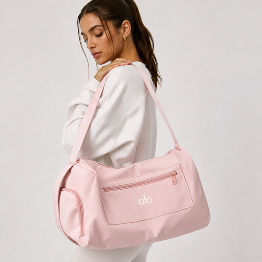 Blush Pink Active Gym Bag